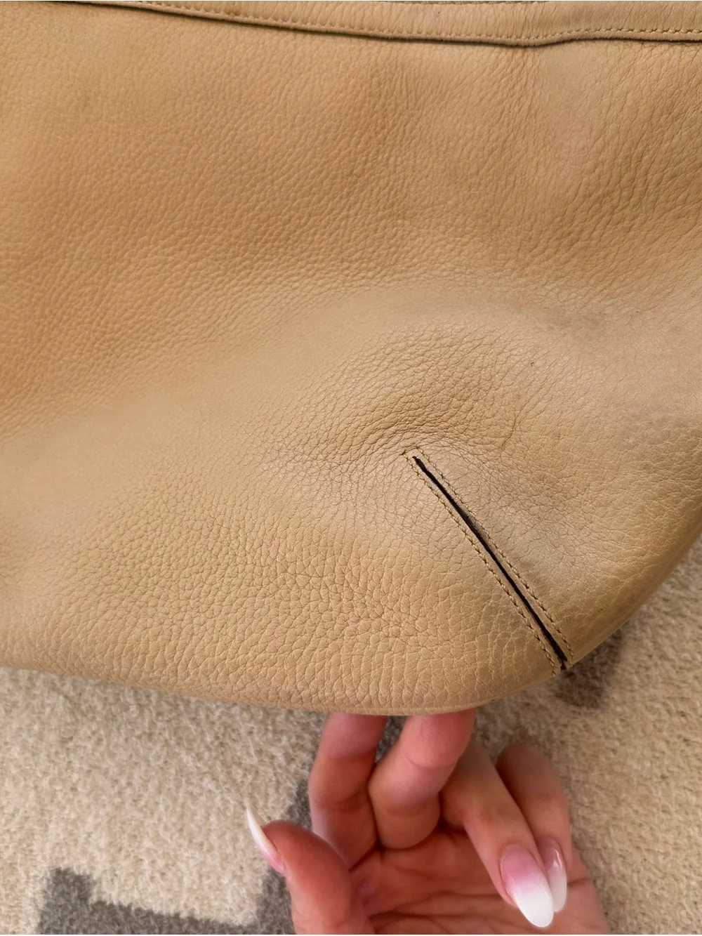Coach Tan Leather Hobo Bag